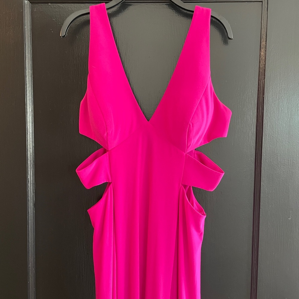 Fuchsia Evening Gown - Picture 3 of 6